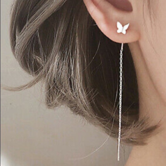 Jewelry - New Sterling silver butterfly earrings